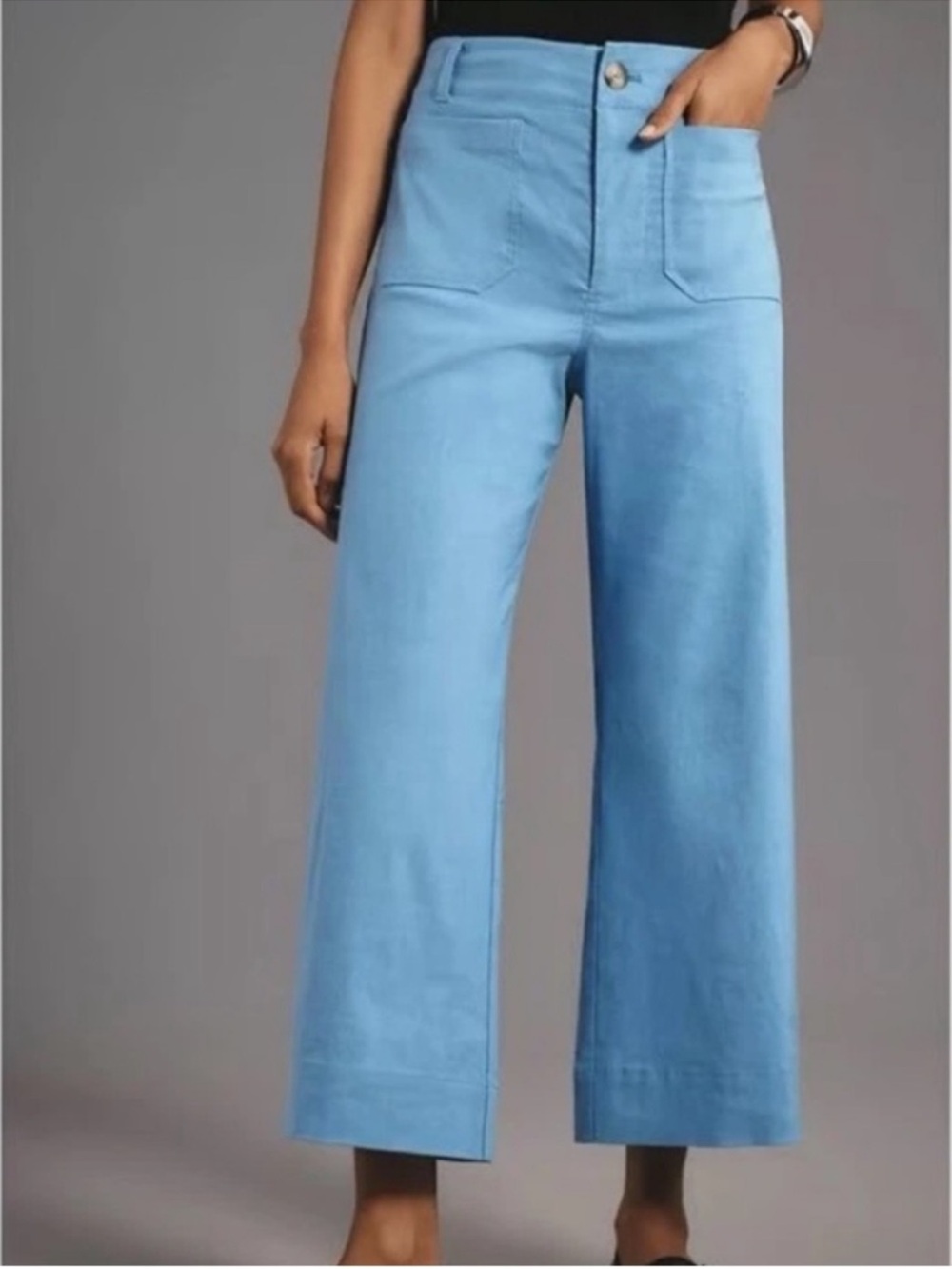 Maeve by Anthropologie Navy Colette Pants, Size 24 waist. - Picture 3 of 16